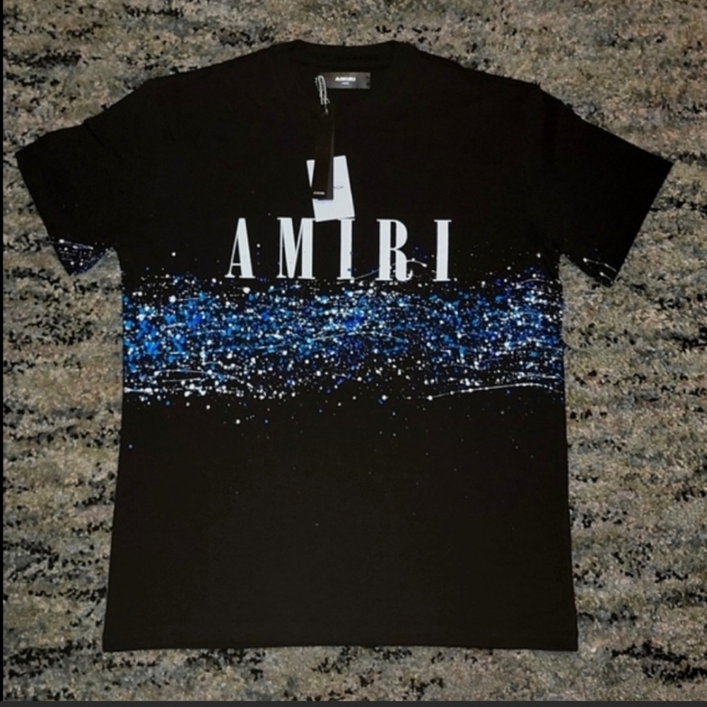 Amiri Paint Splatter Tshirt